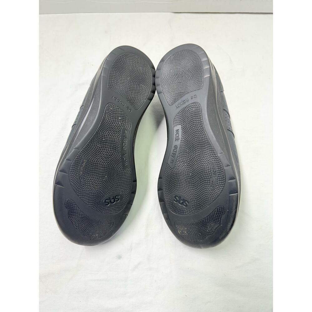 SAS  Walk Easy Nero Black Suede Shoes Womens Size 9W SMADE IN USA - Picture 10 of 12